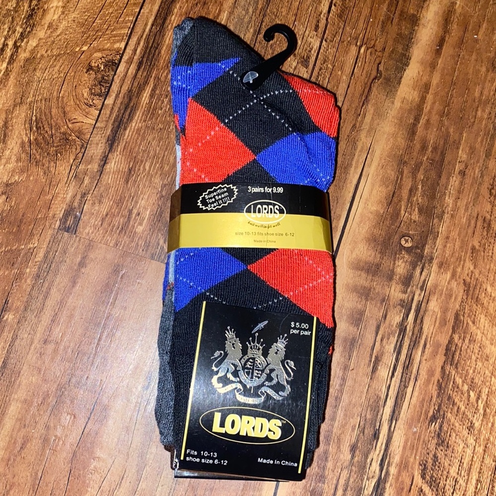 Brand New Pack of Lords Socks